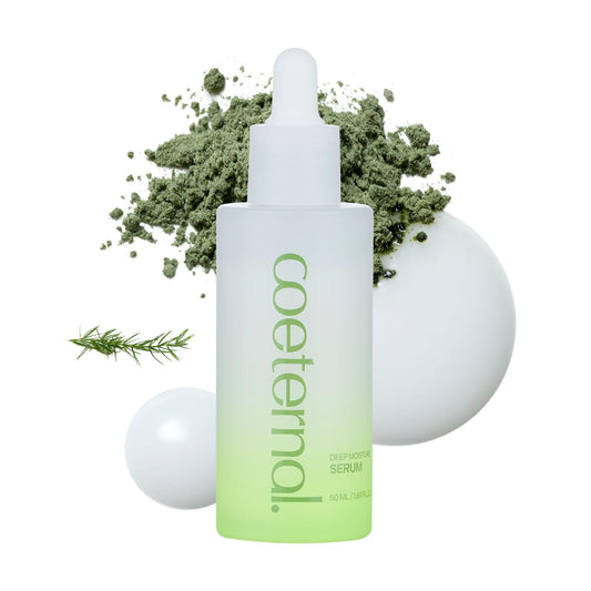 Coeternal Deep Moisture Serum – Korean Hydrating Face Serum with Algae11, Niacinamide & Arginine for Dry Skin, Barrier Repair & Glass Skin Glow, Fragrance-Free K-Beauty Skincare, 50ml / 1.69 fl.oz.