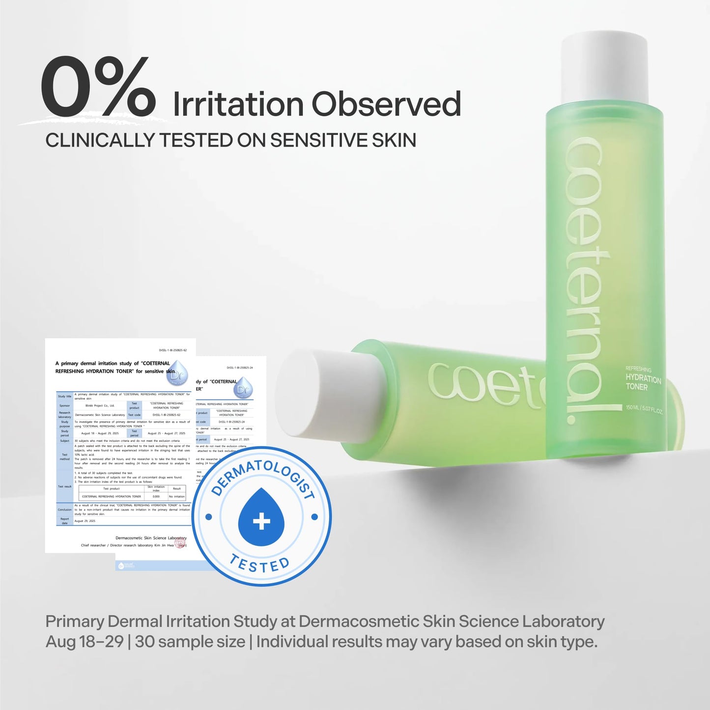 Coeternal Refreshing Hydration Toner, Korean Face Toner with Hyaluronic Acid & Algae11, Hydrating & Calming for Glass Skin, Dry or Oily Skin, K-Beauty Skincare 150ml / 5.07 fl.oz.